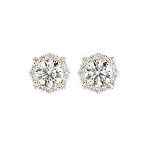 14K 0.75 Ct. Tw. Diamond Earrings